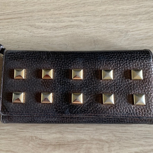 🌺Lovcat leather wallet with studs and tassel. - Picture 2 of 7